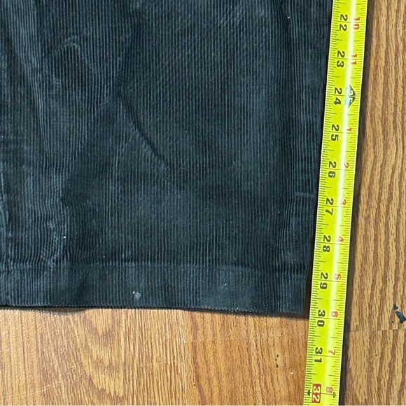 NEW Lands' End Plus Sz 26 Corduroy Pant Cotton Blend Dark Gray Pockets High Rise - Picture 10 of 10